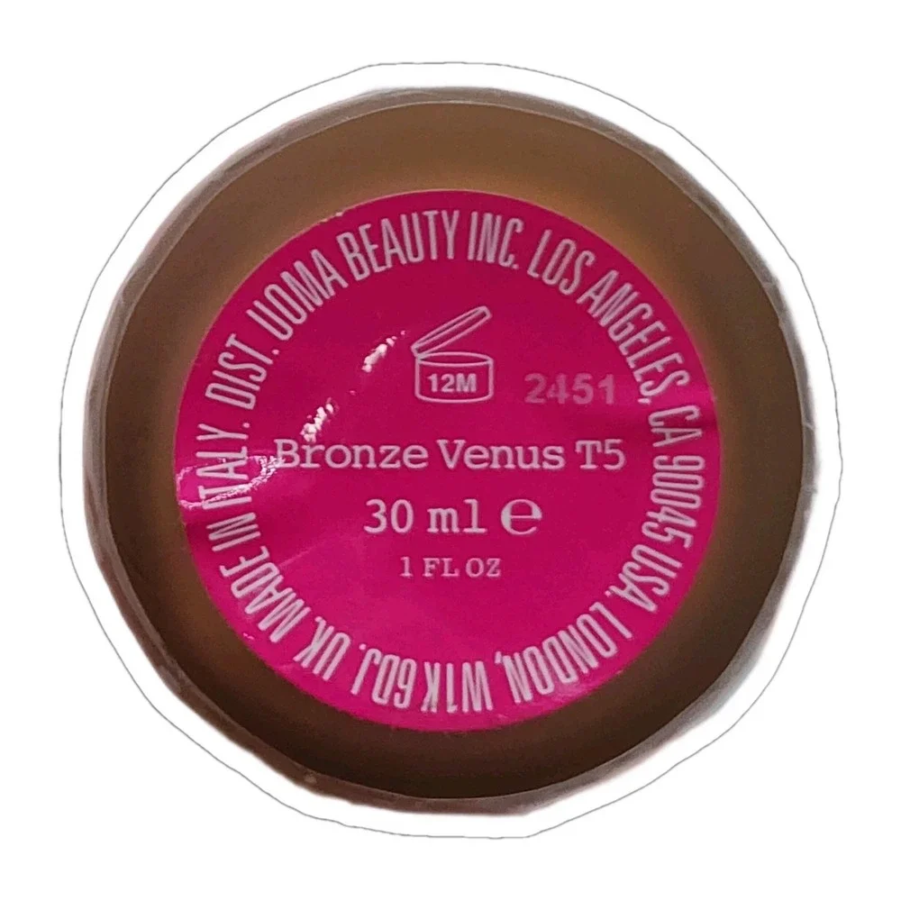 Uoma by Sharon C Flawless IRL Skin Perfecting Foundation Bronze Venus T5 New